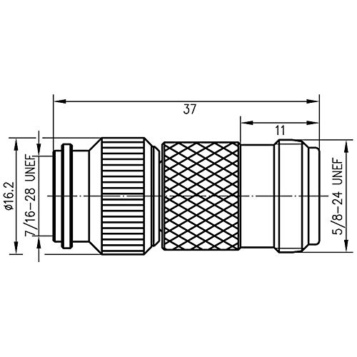 Telegärtner j01019 a0008 TNC Type N Black Interface Cable and Adapter - Image 2