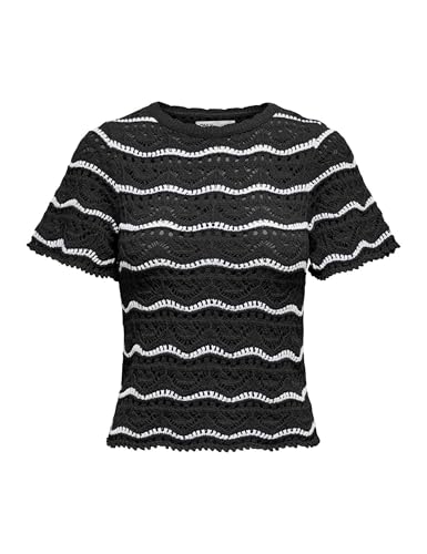 ONLY Stripe O-Neck Knt for Women ONLY Stripe O-Neck Knt for Women