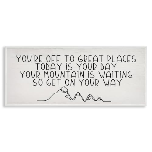 'Inspirational Today Is Your Day Phrase'| Framed Giclee Art