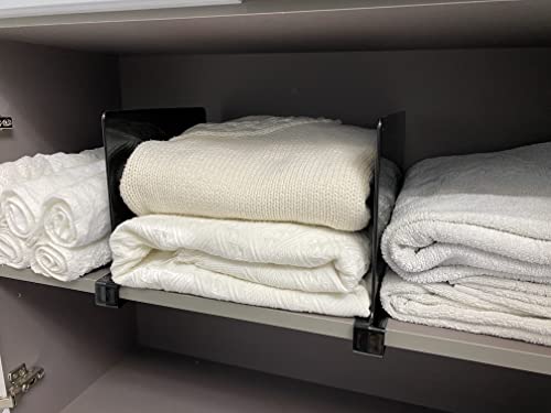 CY-craft-Acrylic-Shelf-Dividers-for-ClosetsWood-Shelf-Dividers-4-PCS-Black-Shelf-SeparatorsPerfect-for-Clothes-Organizer-and-Bedroom-Kitchen-Cabinets-Shelf-Storage-and-Organization