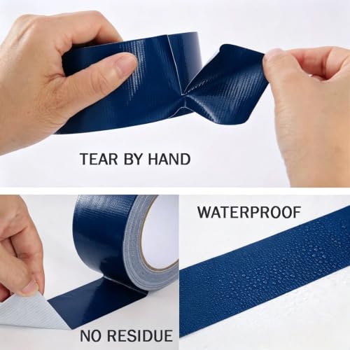 Image of Heavy Duty Duct Tape 2 Inch X 33 Yards Navy Blue