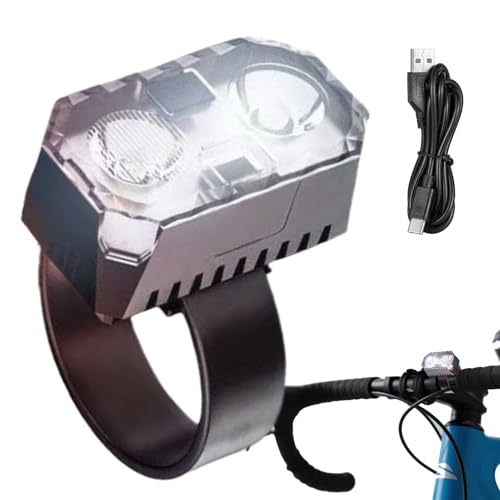 Luces para Bicicleta Nocturnas, Luz Impermeable para Ciclismo Nocturno Recargable USB con Ángulo De 120°, Equipo De Seguridad para Ciclistas Hombres Y Mujeres