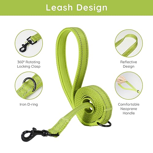 BELLA & PAL Dog Harness and Leash Set, Step-in Puppy Harness, Breathable Air Mesh with Reflective Strips - Image 3