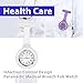 Anzorhal Nurse Watch,Nurse Watch Clip On,Nursing Watch,Clip Watches, Watch with Second Hand,Nurse Watch Nurse Gifts (White)