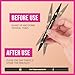 iMethod Microblading Eyebrow Pencil - Brow Pencil 2-in-1 Dual-Ended Eyebrow Pen with 3-Prong Micro-Fork-Tip Applicator and Precise Brush-Tip Create Natural-Looking Brows, Stay on All Day, Light Brown