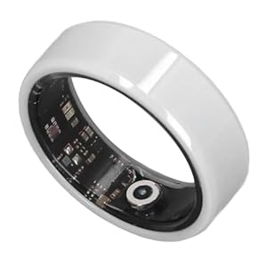 Smart Ring Health Tracker for Men & Women, IP68 Waterproof Fitness Sleep Heart Rate Blood Oxygen Tracker Ring, Bluetooth Fitness Tracker Ring Pedometer with APP for Daily Use