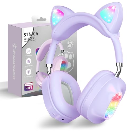 OHAANYY Excelentes Auriculares InaláMbricos con Bluetooth para NiñOs, Auriculares EstéReo con IluminacióN Led Y Plegables, Compatible con MicróFono/Tarjeta De Memoria TF, para Smartphone/iPad (6) OHAANYY Excelentes Auriculares InaláMbricos con Bluetooth para NiñOs, Auriculares EstéReo con IluminacióN Led Y Plegables, Compatible con MicróFono/Tarjeta De Memoria TF, para Smartphone/iPad (6)