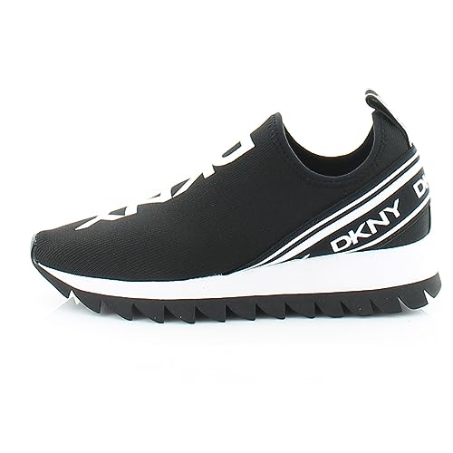 Image of DKNY Women's Abbi Knit Slip on Sneaker with Logo