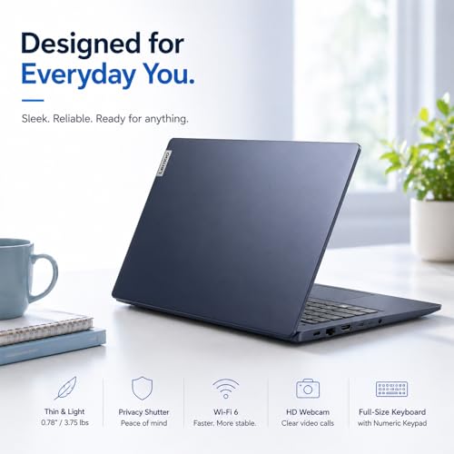 Image of Lenovo New Released IdeaPad 15.6 inch FHD Touchscreen Laptop(2026-2027 Premium Edition), Intel Core i5-1335U(Outperforms i7-1255U), 16GB RAM, 256GB PCIe, 14.5-Hour Battery Life, Win 11 with MS 365 for Web