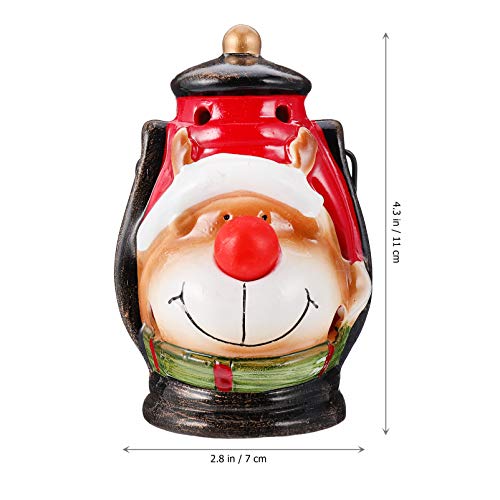 STOBOK PadrÃ£o de Boneco de Neve de Lanterna Decorativa de Natal Luz Noturna Ãrvore de Natal Enfeite