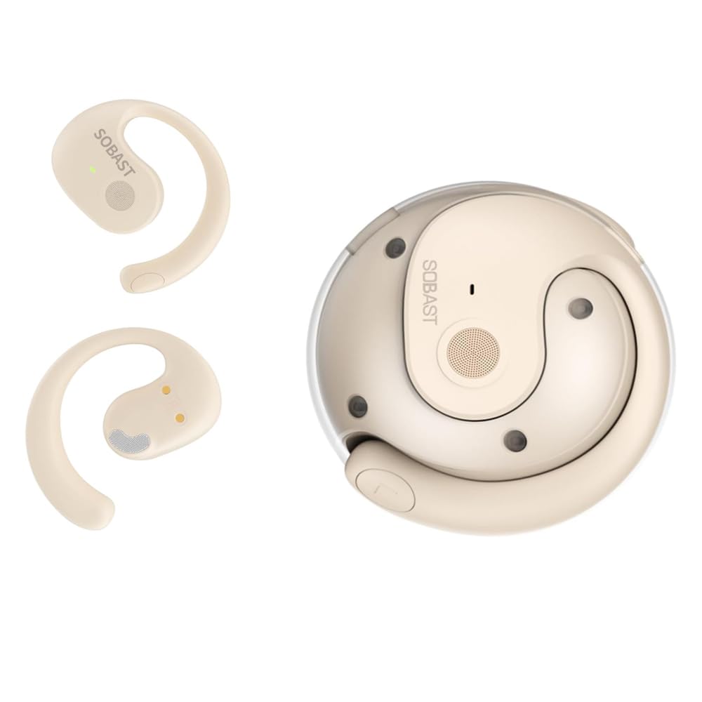 SOBAST Wireless Earbuds for Workout/Running&Sports Bluetooth 5.4 Headphones&IPX7 Waterproof&Fast Charging&36Hrs Playtime Ear Buds