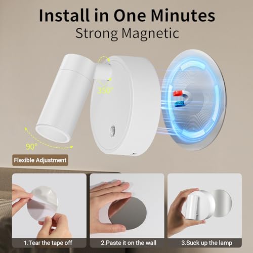 Image of TaoFiaCo Spotlight Indoor, Wireless Battery Operated with Remote,Uplight Indoor Down Light for Picture on Wall, Plant Spotlight Dimmable Timer, Mini Ceiling Lights Painting for Trees Plant