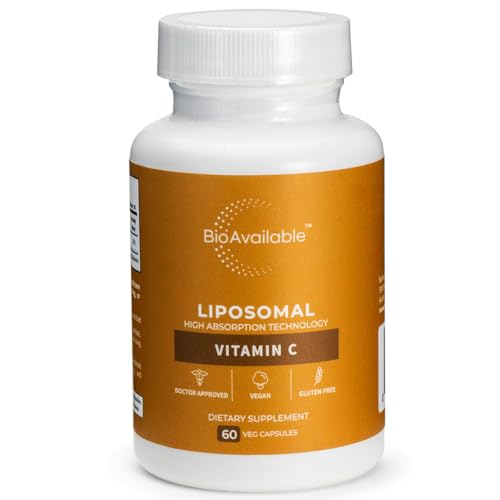 BioAvailable Liposomal Vitamin C | 60 Capsules | Maximum Absorption | Vegan & Gluten-Free