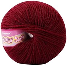 Vardhman BabySoft Knitting Yarn | 100% Acrylic Wool | 4 Ply | Thin Knitting & Crocheting Hook Thread & Lightweight | Special Baby Wool | 150 Grams (6 Balls of 25g) | Machine Washable | Ideal for Blankets, Hats, Booties Ultra-Soft for Baby Sweaters, Blanke