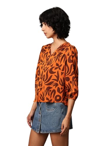 Image of ONLY Women's Polyester Regular T-Shirt