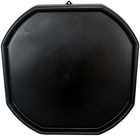 Easy Shopping® COLOUR LARGE/SMALL PLASTIC MIXING TRAY SAND WATER PLAY_BUILDER EQUIMENT Toy Sand Pool Pit Water Game Garden Beach MADE IN UK (Black, Large)