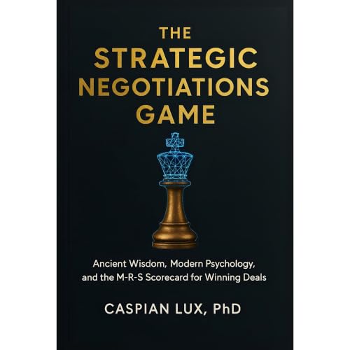 The Strategic Negotiations Game Audiolibro Por Caspian Lux arte de portada