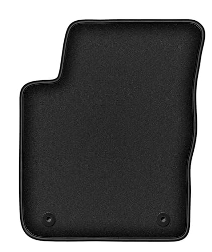 Tapis de sol en velours premium pour Hyundai i10 conducteur revêtement noir élégant