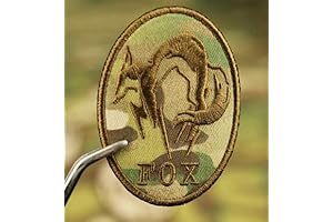 MGS Metal Gear Solid Ghosts Fox Embroidered Military Patch: Ultimate Tactical Accessory