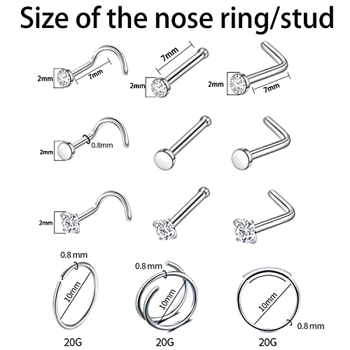 Tustrion 153Pcs Piercing Kit for all Body Piercings with Piercing Jewelry and Tools for Nose Septum Belly Button Lip Ear Tongue Cartilage Eyebrow and More with 12G 14G 16G and 20G Piercing Needles - Thumbnail 3