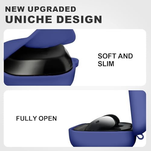 Image of Soft Silicone Case Cover for Samsung Galaxy Buds Core (Blue)