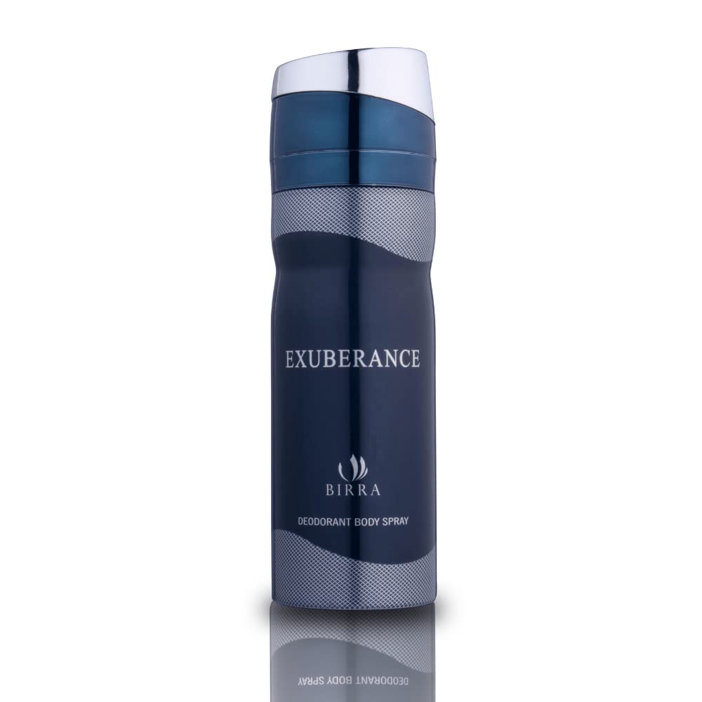 BIRRA Exuberance Deo 200Ml Deodorant | For Men & Women Active, Legend, Intense & Bold | Premium Long Lasting Fragrance | Everyday Use | Nice Gift for Husband, Boyfriend, Girlfriend