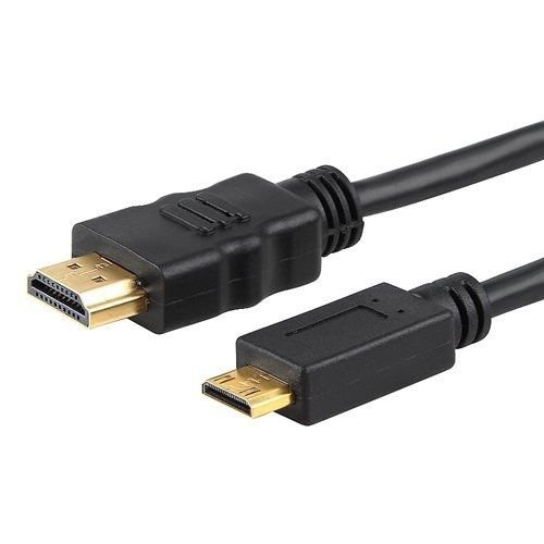 PDTXCLS Aeiniwer 6 Ft High Speed Mini HDMI to HDMI Cable with Gold Plated Connectors - A Male to Type B Male Mini HDMI Cable