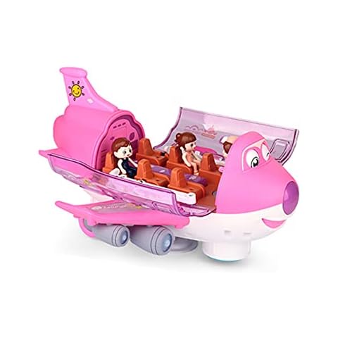 Finetoknow Children Stunt Electric Airliner Toy with Light Effects Rotating Super Trick Gift Passenger Aircraft Simulation Model 360 Rotating Electric Toy Airplane for Kids(Chinese Version) Cover