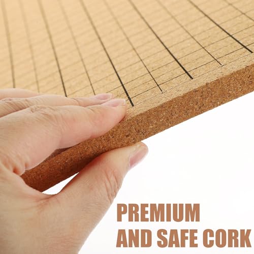 Planche de macramé en liège 40x40 cm avec épingles en T Zerodeko