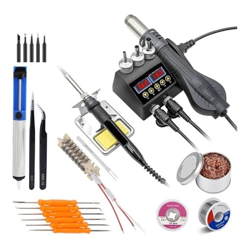 750W �����[�N�͂񂾕t���X�e�[�V���� 2 In 1 �z�b�g�G�A�[�͂񂾂��� LCD �f�W�^���f�B�X�v���C�n�ڃX�e�[�V���� BGA PCB IC �C���p �������艷�x(SET7)