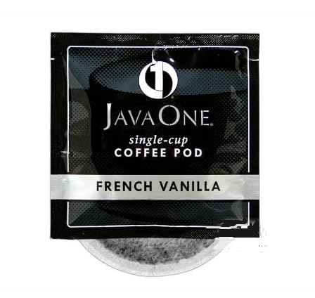 Generic Java One French Vanilla Flavored Coffee Filter Pods,Medium Roast, Indvidually Wrapped, 200 Count for Filter Pod Coffee Machine