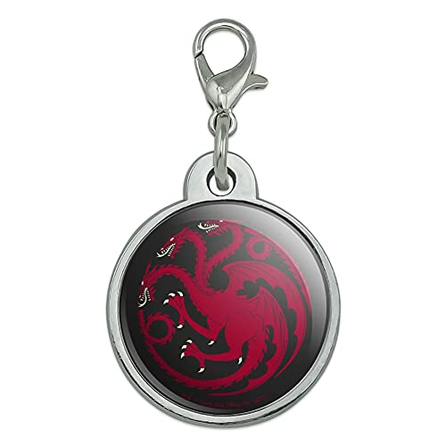 GRAPHICS & MORE Game of Thrones Targaryen Sigil Metal ID Tag