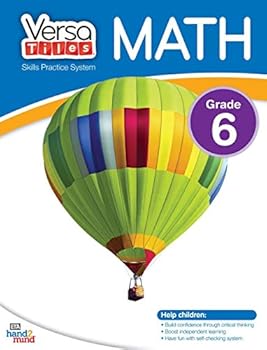 Paperback hand2mind VersaTiles Skills Practice Math Activity Book (Grade 6) Book
