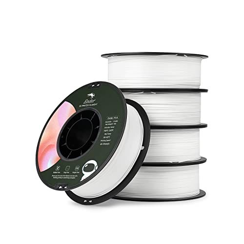 Filamento PLA 1,75 mm 2 KG para Impresora 3D - +/- 0,02 mm Precisión - Blanco y Negro - Fernando Cortés