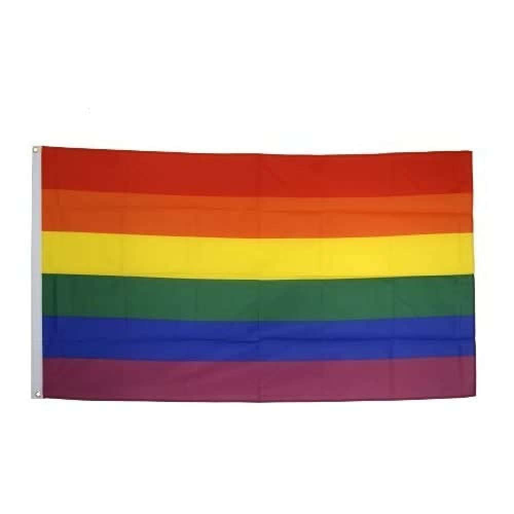 BANDIERA ARCOBALENO 90x60cm - BANDIERA GAY - RAINBOW FLAG 60 x 90 cm - AZ FLAG