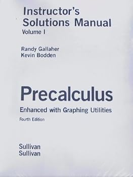 Paperback Instructor's Solutions Manual for Precalculus Enhanced with Graphing Utilities, Fourth Edition 2 Volume Set (Volume 1 & 2) Book