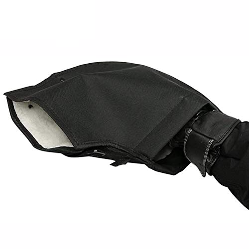 Luvas para Guidão de Motocicleta, Tecido Oxford 420D à Prova de Vento, Resistente à água, Quente par