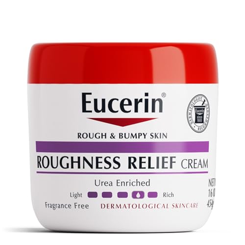 Eucerin Roughness Relief Cream Fragrance Free Body Cream For Dry Skin 16 Oz Jar