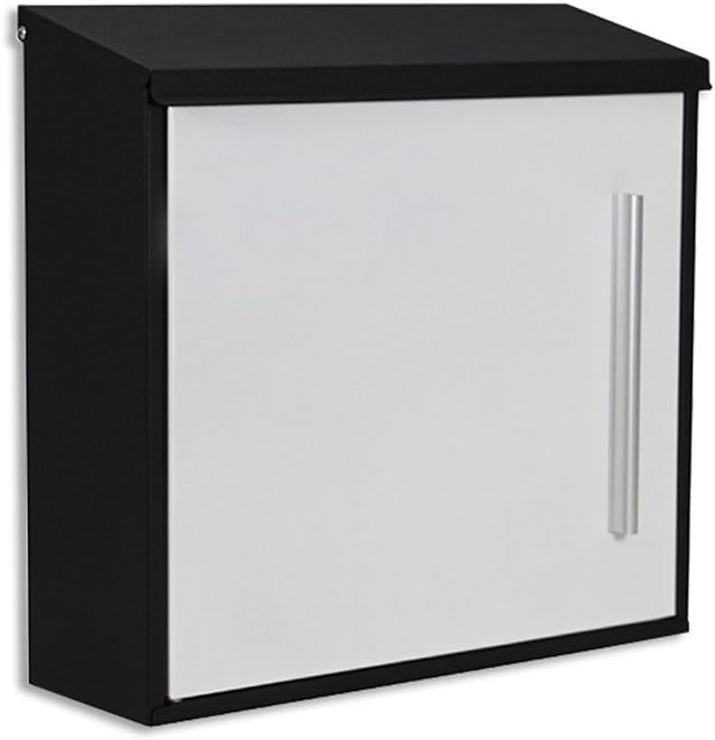 HBJWOV Indoor and Outdoor Mail Boxes Creative Villa Email Boxes(White-Dinosaur Doodle4)