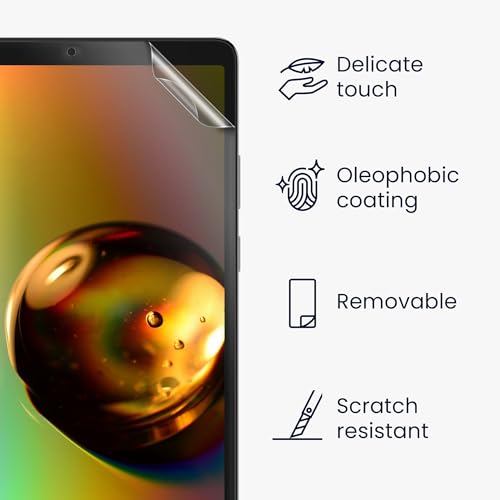 kwmobile 2x screenprotectors compatibel met Samsung Galaxy Tab A11 screenprotector - Beschermfolie voor tablet - Transparant - Afbeelding 3