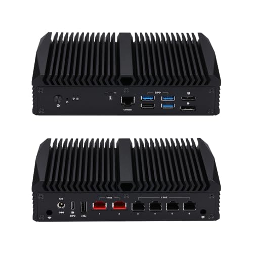 Image of Qotom Firewall Appliance Q10922H6 Processor N100,up to 3.4GHzBarebone(NO Ram NO SSD) -4x2.5 Gigabit LAN,2x10 Gigabit LAN,Fanless,Win10 /Linux 24 /7