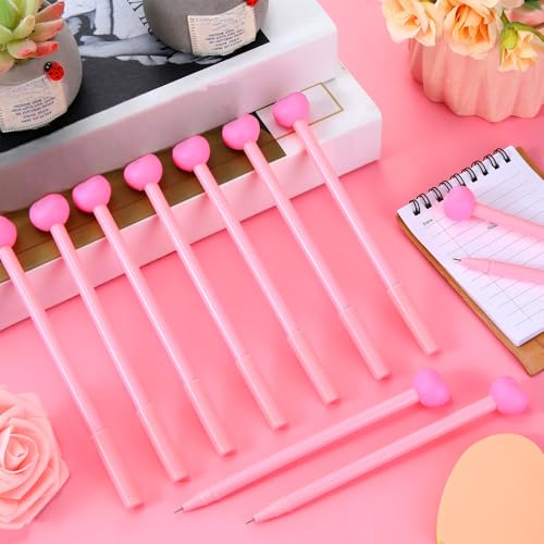 Set de 100 bolígrafos de gel corazón para San Valentín miniatura 5