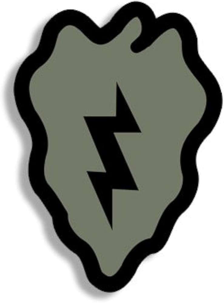 Amazon.com - Subdued Colors 25th Infantry Division Insignia Shaped