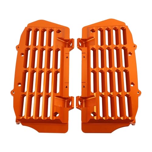 Grille de protection radiateur Racer SR-X2 anti-casse pour moto Cross X2 orange