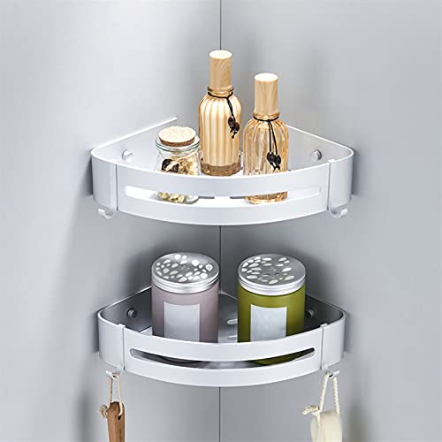 Geen Punch Bad Planken, Badkamer Keuken Planken Corner Frame Douche Plank Shampoo Opbergrek Houder Wandmontage… - Image 6