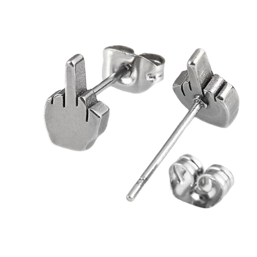 ESYEMFun Earrings, Fashionable Earrings (Silvery)