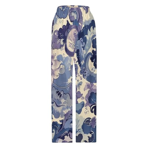 Purple PaisleyChildren's Casual Pajamas150CM3