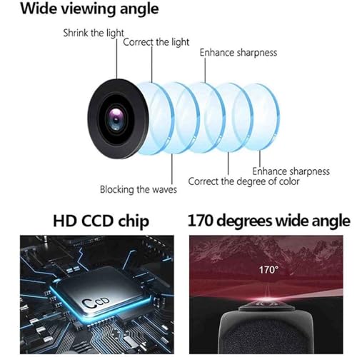 Image of Tailgate Handle Backup Camera for Toyota Tundra(2000-2006) HD Rear View Camera Night Vision IP68 Waterproof 170 Wide Viewing Replacement Car Door Tailgate Camera Park Assist Reverse Camera