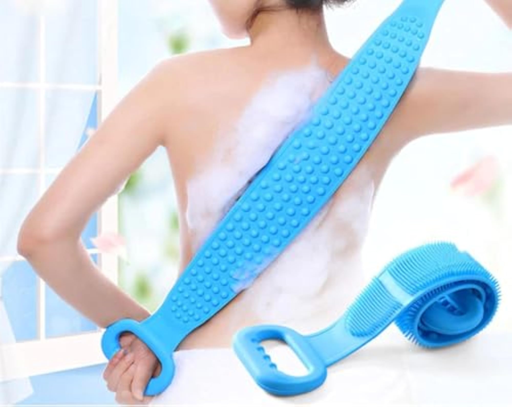 Silicone Double Sided Bath Towel Rubbing Magic