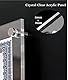 TUKA-i-AKUT Acryl Wand Bilderrahmen für A4 Flyer, Doppelte Acryl Panel Kristallklar, Wandhalter Büroschild Fotorahmen Display Rahmen für Familienfoto Zertifikat Poster, UV-Schutz, TKD9402-A4-1x